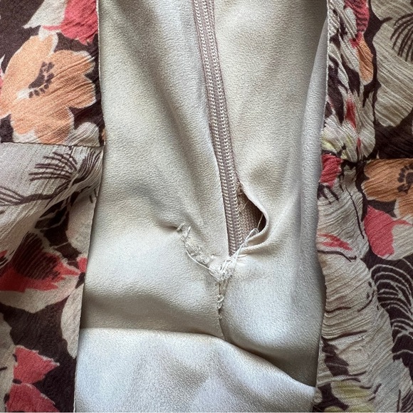 Polo Ralph Lauren Brown Floral Midi Skirt - Picture 8 of 10